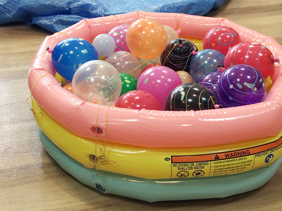 ヨーヨー釣りのプール