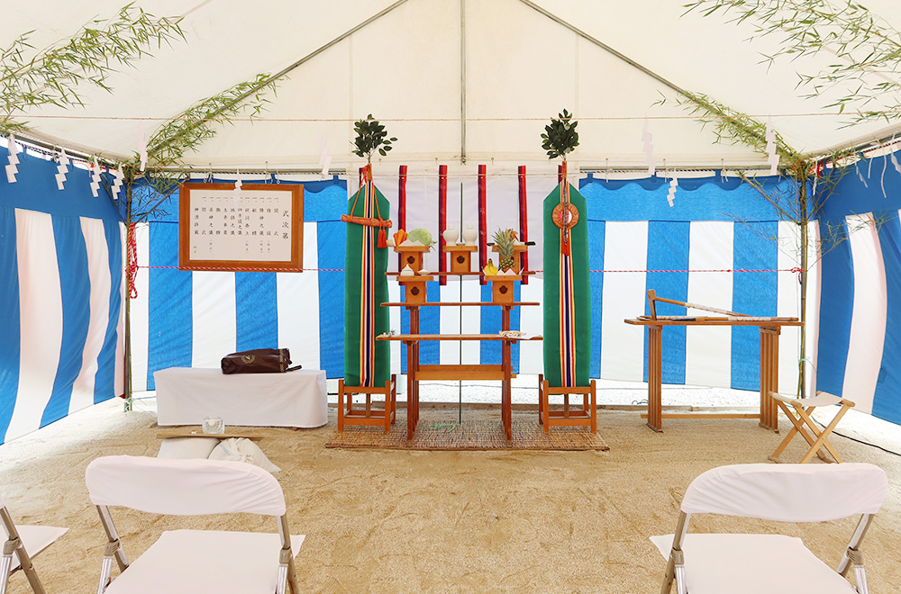 ナーシング和楽縁元志賀(仮)の地鎮祭会場