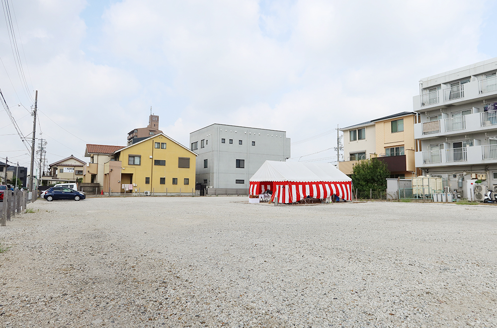 ナーシング和楽縁元志賀(仮)の建設予定地