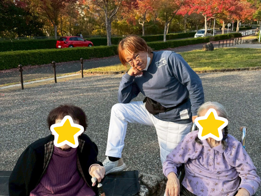 利用者さまたちの間で一番テンションが高いスタッフ