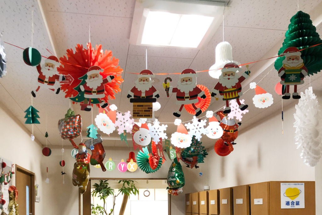 ナーシング和楽縁本店のクリスマス飾り