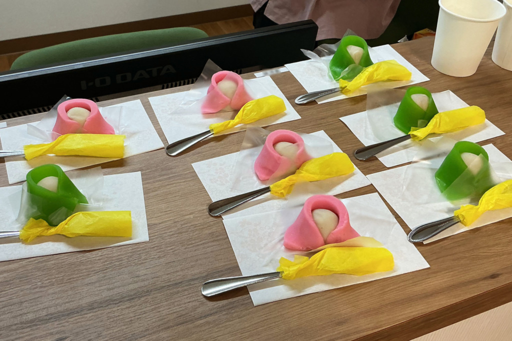 ひな祭りに用意した練り切り